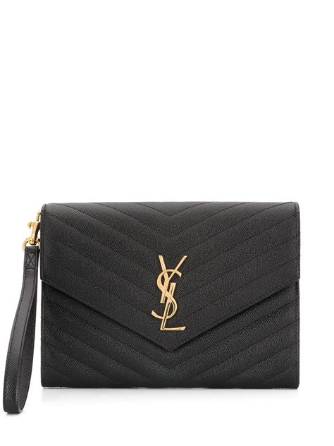 ysl clutch farfetch|farfetch saint laurent clutches.